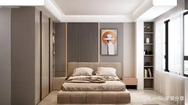 28款卧室床头饰面板背景墙设计分享