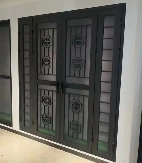 定制平开纱门金刚网纱门纱窗防蚊防护防鼠防盗门纱窗