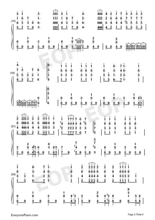 jingle bells-爵士版双手简谱预览2