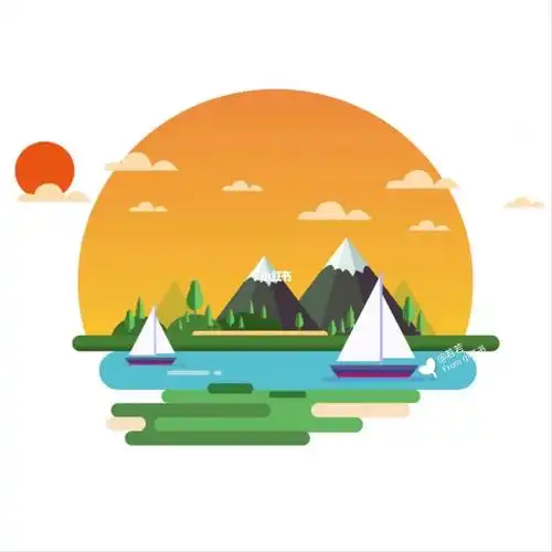 ai扁平风插画练习36