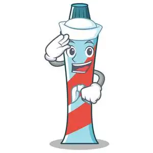 盗版牙膏人物卡通风格