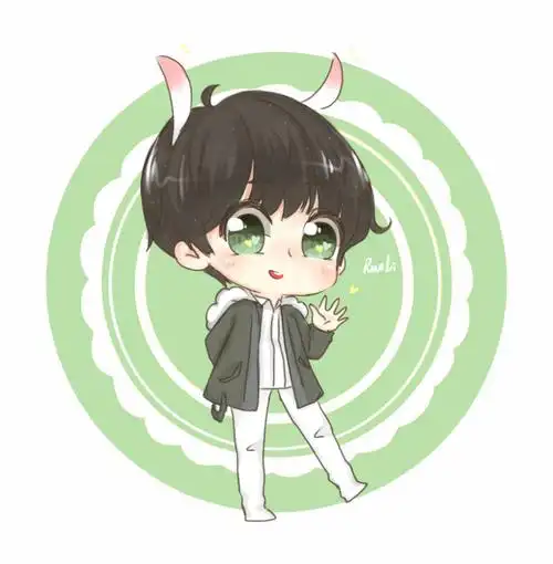 王源卡通形象cr:logo