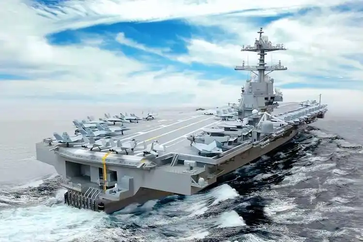 004航母将采用核动力,或能携带90架舰载机,续航40年超福建舰_我国