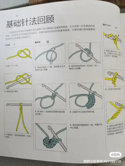 教你十分钟看懂钩针图解
