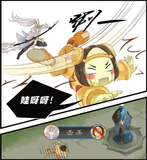 王者荣耀:鲁班七号偷龙被韩跳跳揍得鼻青脸肿,惨死在自家防御塔前!