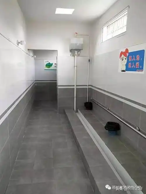 邓州市人大常委视察农村学校厕所革命现场会在湍河办,腰店镇召开