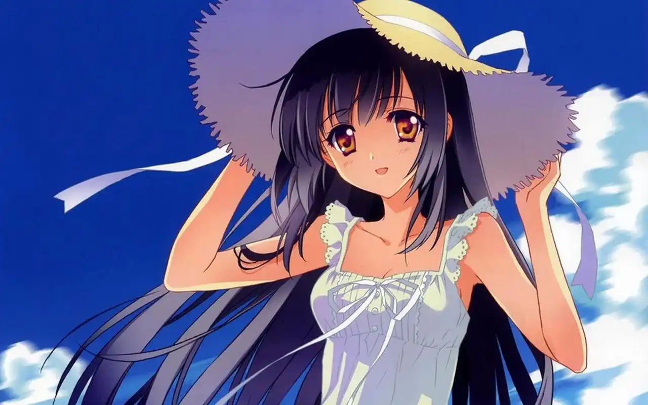 可爱俏皮动漫美少女图片桌面壁纸