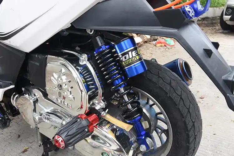 适用雅马哈鬼火避震器后减震改装配件gy6巧格酷奇福喜100后减震器dps