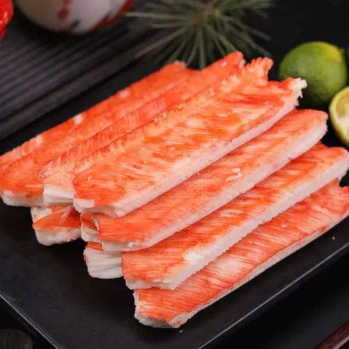 模拟v形蟹肉 蟹肉棒寿司v型蟹柳 手撕蟹柳即食火锅食材 蟹足棒3kg