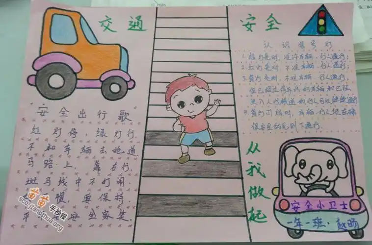 安全手抄报简单又漂亮安全手抄报简单又漂亮四年级