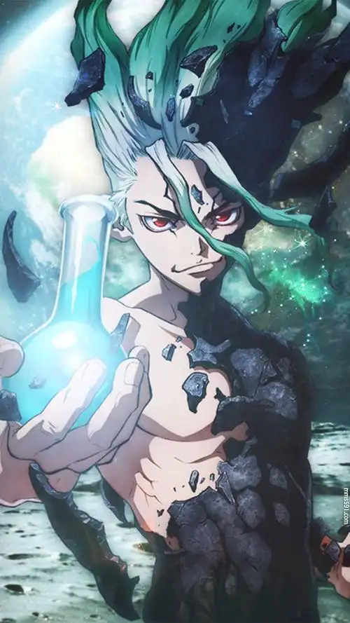 dr.stone 石纪元男主角葱哥石神千空手机壁纸图片集1080(2)