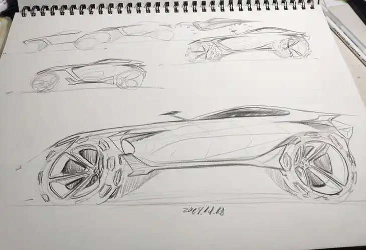 汽车设计 手绘草图