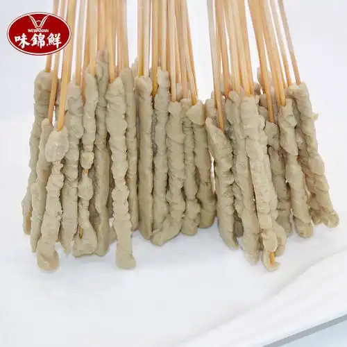 手工商用烧烤冷冻半成品铁板面筋