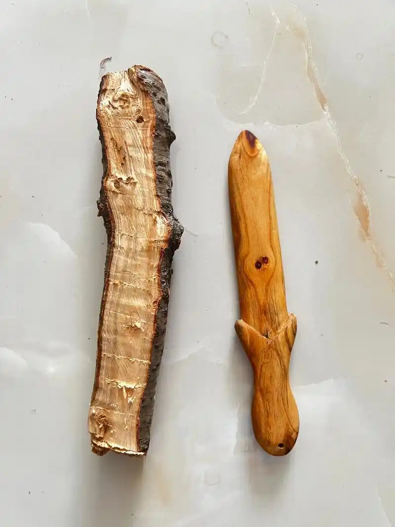 手工还可以吧,桃木刀剑,还做什么#纯手工打造 - 抖音