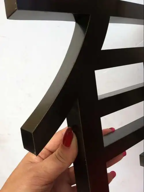 电镀黑钛拉丝字