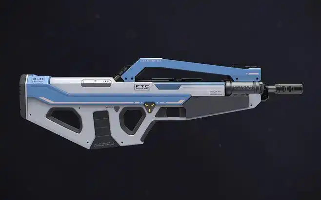 this concept of a sci-fi assault rifle i di