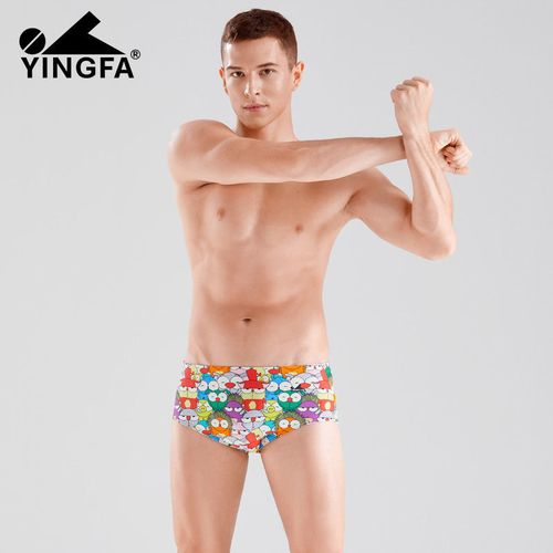 yingfa英发三角泳裤专业训练比赛跳水泳装休闲男士泳衣三角游泳裤