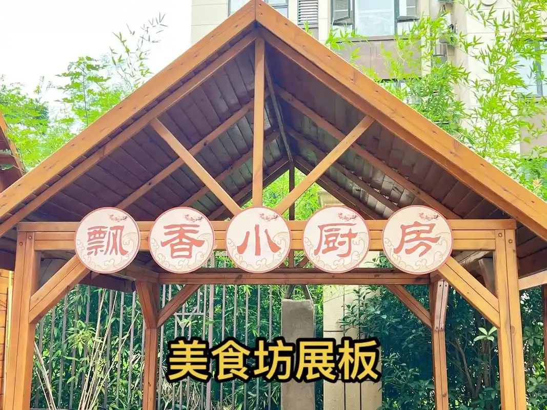 幼儿园户外小厨房展板.#幼儿园环境布置 #墙面装饰 - 抖音