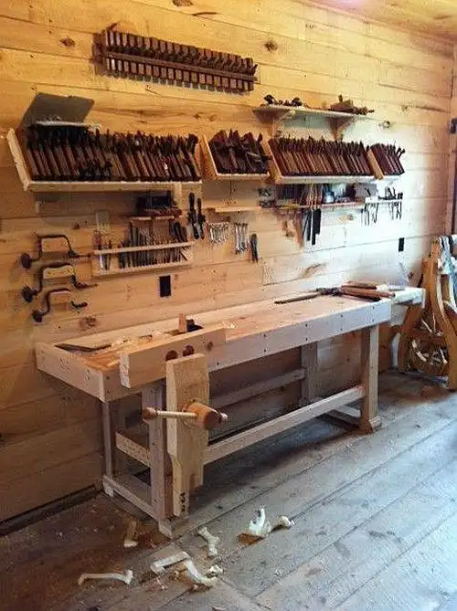 理想的木工制作间和工作台