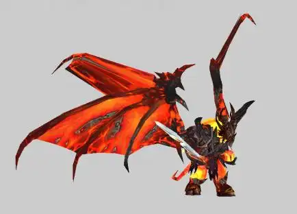 求魔兽争霸3死亡之翼龙人形态模型文件