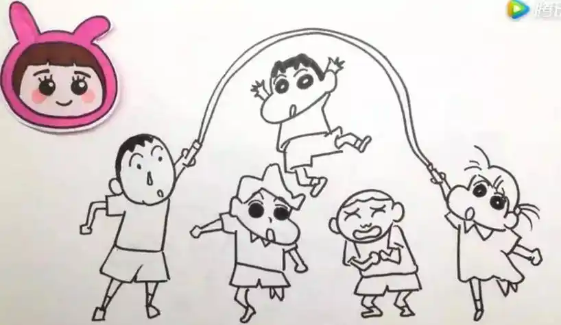跳绳怎么画简笔画图片跳绳怎么画简笔画图片小男孩