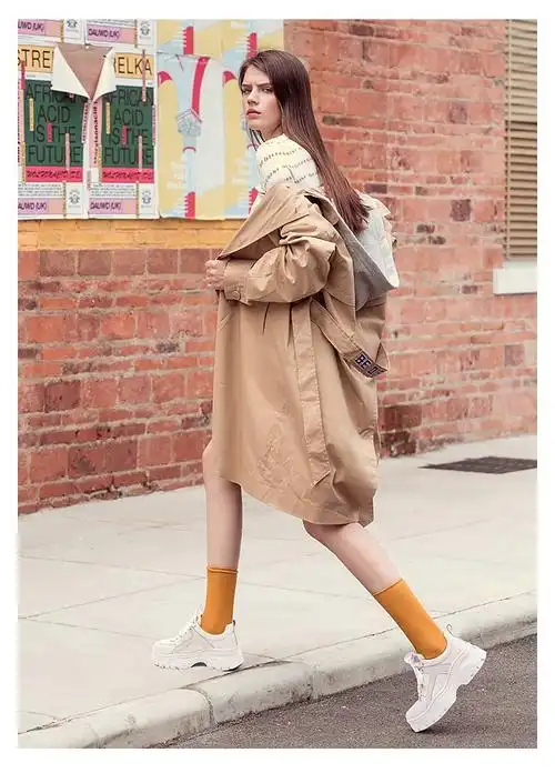 2018新款女休闲鞋真皮韩版百搭街拍厚底老爹鞋秋季小白鞋女运动鞋网红