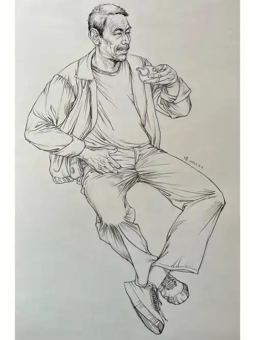 今日份纯线速写练习高清