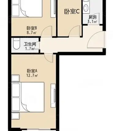 北京东城永定门望坛新苑望坛新苑次卧出租,14和8号线出租房源真实图片