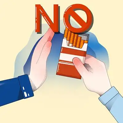 两盒未拆封的香烟香烟的烟盒黑色简约香烟烟雾531禁止吸烟世界无烟日