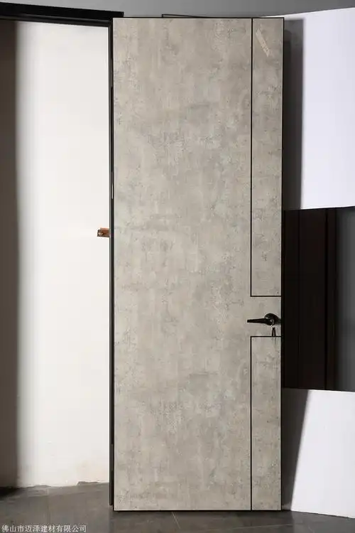 上海轻奢极简室内门铝蜂窝生态门窄边生态铝门卧室门定制