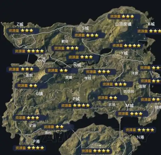 和平精英四大地图一览和平精英有什么地图