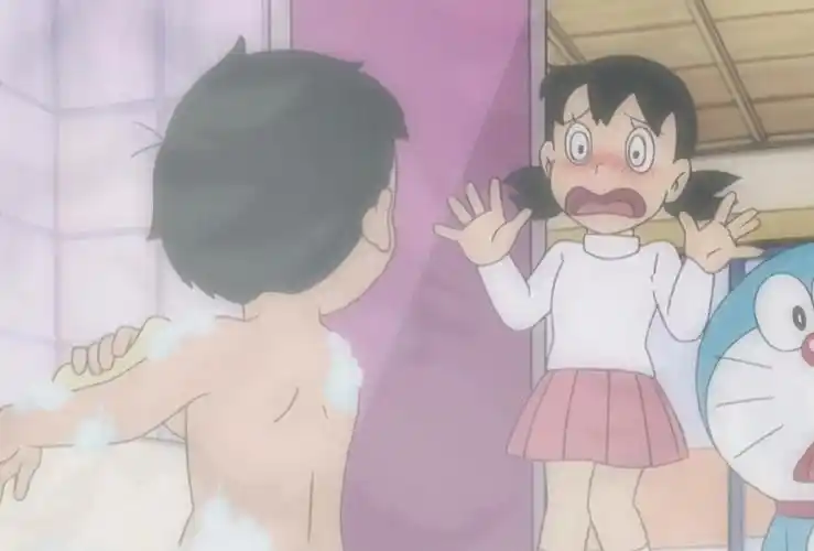 《哆啦a 梦》大雄偷看静香洗澡,网友请愿删除此片段,你赞同吗