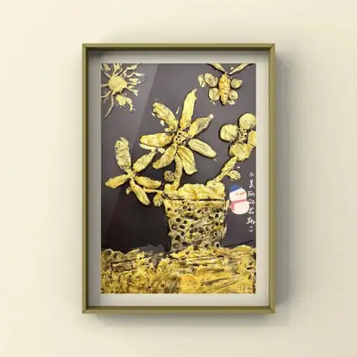 大班浮雕仿铜画