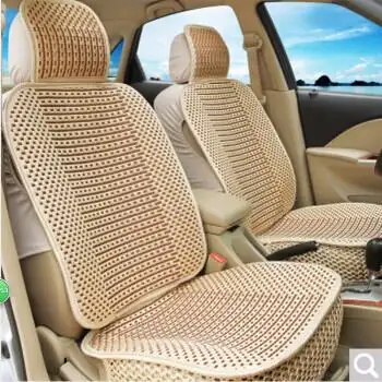 汽车四季通用冰凉垫夏季汽车坐垫全包亚麻大众速腾迈腾途观/l朗逸捷达