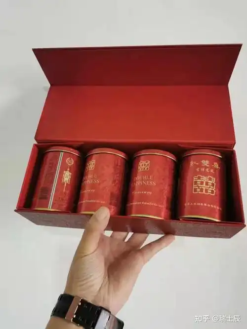 红双喜吉祥龙凤罐3.红双喜港珠澳大桥纪念罐2.红双喜一带一路纪念罐