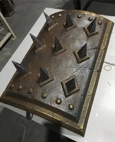 魔兽玩家原创手工实体装备 mt象征-埃辛诺斯壁垒