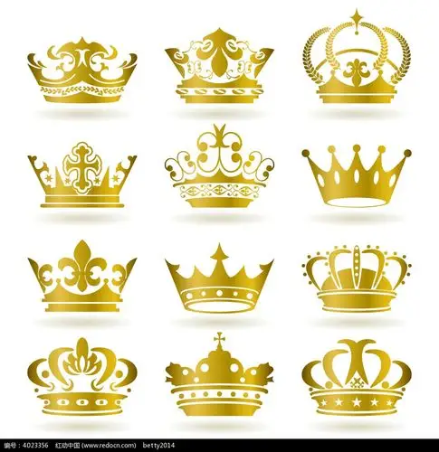 金色皇冠矢量图形