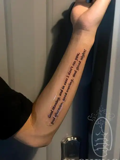 英文字母_纹身图案手稿图片_壹升的纹身作品集