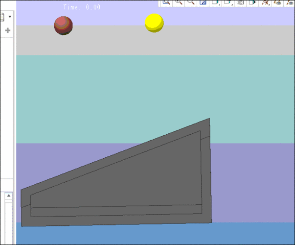 小球自由落体运动仿真