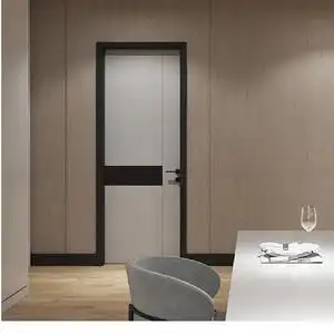 套装门卧室门黑白