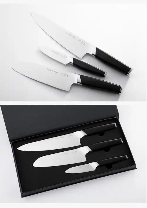 现货激光熔覆粉末钢刀厨房刀具西式8寸厨师刀切肉礼品阳江工厂