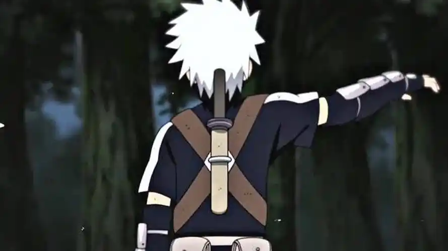 火影忍者:说真的这是少年卡卡西最帅的镜头,那一刀下去的眼神,大爱