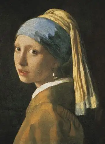 世界名画少女 世界名画少女抱着一个罐子