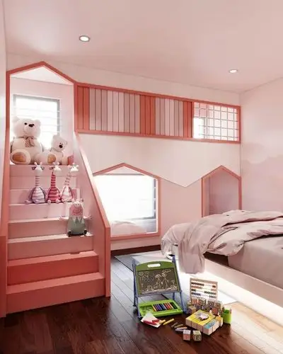 轻奢儿童房,这样设计,真的可爱爆了