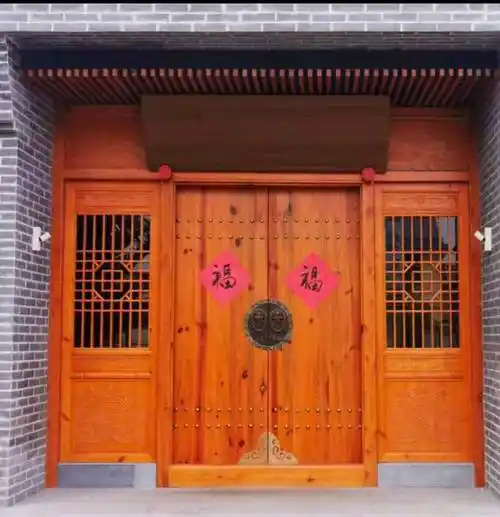 成都雕花中式仿古门梅兰竹菊精雕图案堂屋门