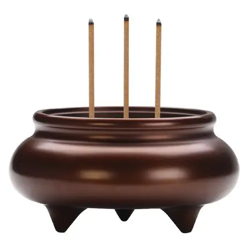 香炉思友线香烧香黄铜纯铜家用室内供佛茶道香薰炉