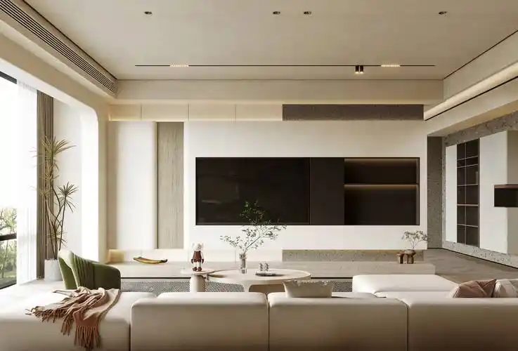 如果墙面有裂缝或凹凸不平,应进行修复.