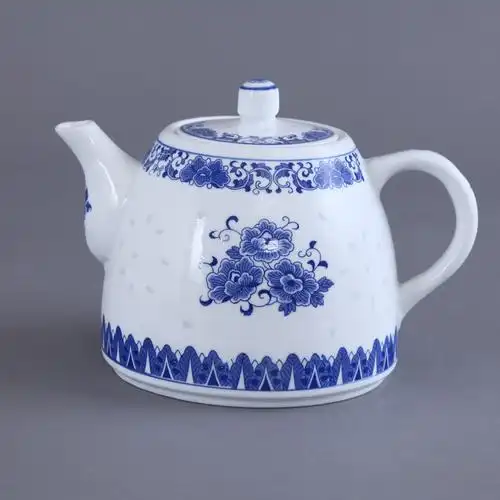 茶壶特价景德镇陶瓷大容量耐热防爆凉水水壶大号青花瓷茶壶