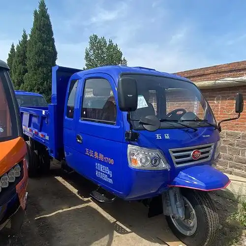 五征自卸三轮车销售全封闭类型驾驶室农用车