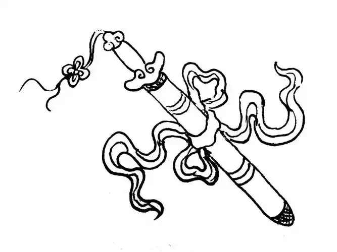 转载暗八仙白描手稿2011年06月01日